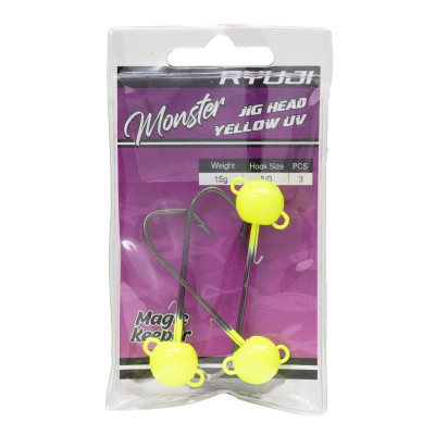 Ryuji Monster Jig Head Yellow UV