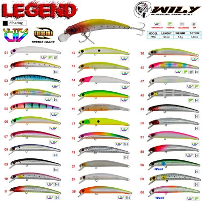 Wily Legend 9 cm. 5,8 gr.