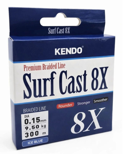 Kendo Surf Cast 8X Fighting 300 mt. Ice Blue İp Misina