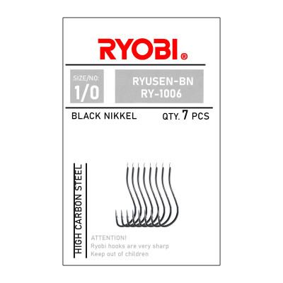 Ryobi RY-1006 RYUSEN Black Nikel Olta İğnesi