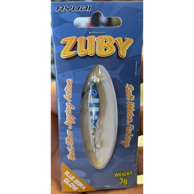 Ryujı Zuby Blue Zebra Glow #3 Gr.