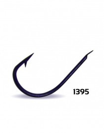 Youvella 1395 Siyah Kısa Pala Çapraz Olta İğnesi #2 nu.