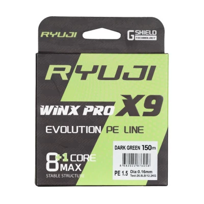 Ryuji Winx Pro X8+1 150 mt. Dark Green İp Misina