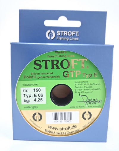 Stroft GTP TYP: E06 (0,06 mm.) 150 mt. İp Misina (Gri)