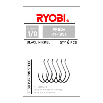 Ryobi RY-1056 PREDA Black Nikel Olta İğnesi