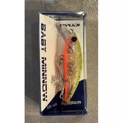 Ryuji Baby Minnow 5cm 4.5gr (Lemon Shinner) Maket Yem