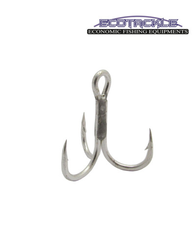 Ecotackle TB-44N Nikel Üçlü Olta İğnesi