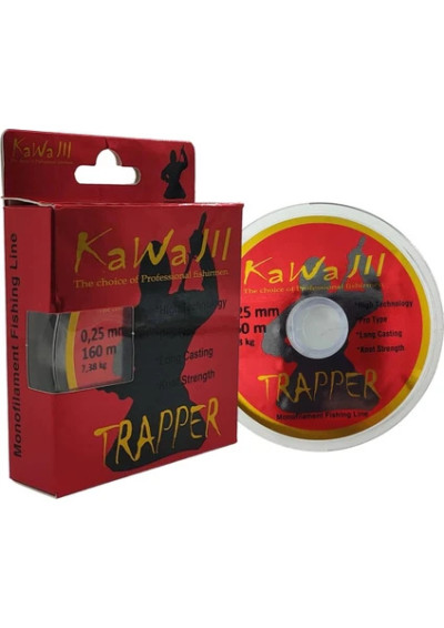 Kawa Jıl Trapper Monoflament Misina 160 mt. 0,30 mm.
