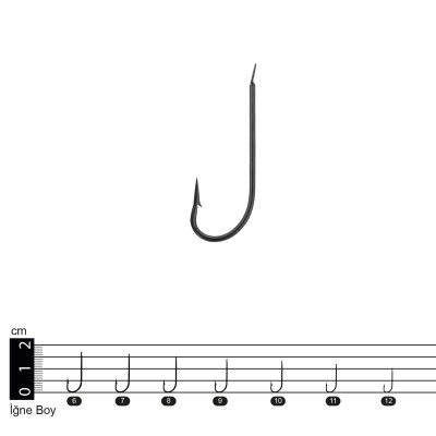 Effe 1522 Siyah Carbon Olta İğnesi