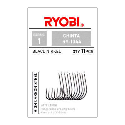 Ryobi RY-1044 CHİNTA Black Nikel Olta İğnesi
