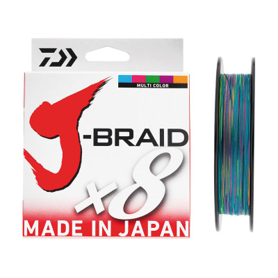 Daiwa JBraid 8B 300 mt. Multicolor İp Misina