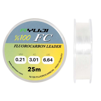 Ryuji Fluorocarbon Misina 0,21 mm. 25 mt.