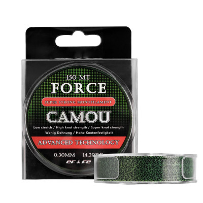 Effe Force Camou Monoflament Misina 150 mt. 0,35 mm.