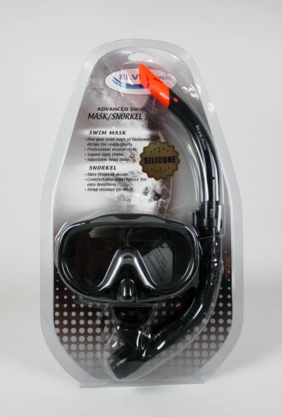 Elve E-M16 SN6 Maske Şnorkel Set Silikon