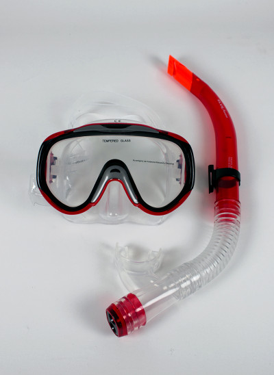 Elve E-M16 SN6 Maske Şnorkel Set Silikon