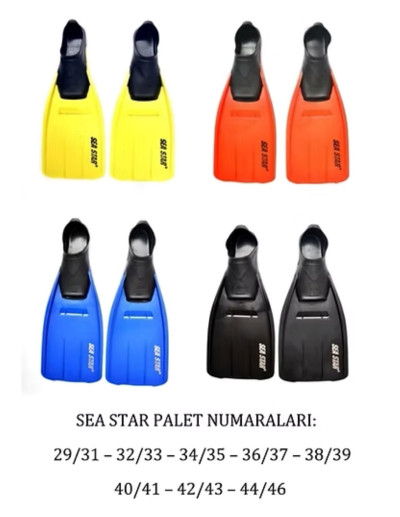 Elve Sea Star Yüzme Paleti 29-31 Nu.