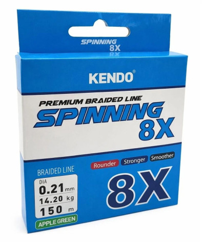Kendo Spinning 8X Fighting 150 mt. Apple Green İp Misina