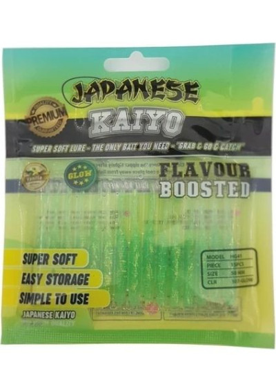 Japanese Kaiyo 5 cm. 15 PCS LRF Silikon