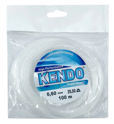 Kendo Premium Fluorocarbon Coated Misina 0,40 mm. 100 mt.