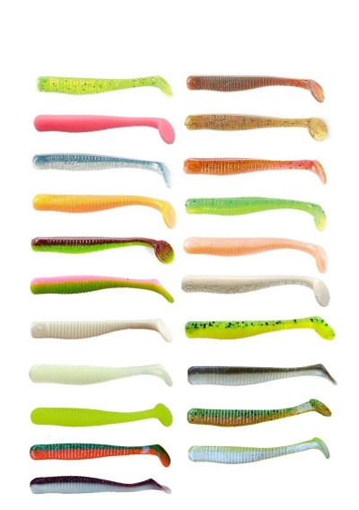 Lucky John Long John 3.1'' (7,87 cm) 8 PCS Silikon