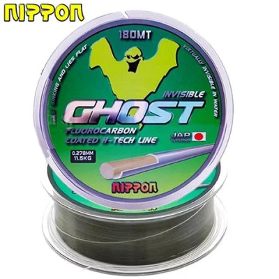 Nippon Ghost Fluorocarbon Coated Misina 0,17 mm. 180 mt.
