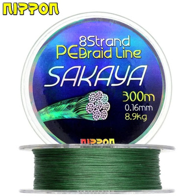 Nippon Sakaya 8X 300 mt. Dark Green İp Misina