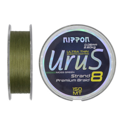 Nippon Urus 8X Braid Moss Green 150 mt. İp Misina
