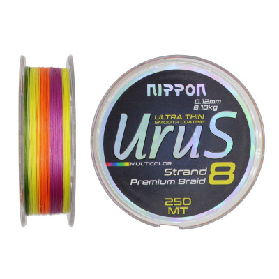 Nippon Urus 8X Braid Multi Color 250 mt. İp Misina