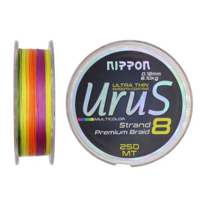 Nippon Urus 8X Braid Multi Color 250 mt. İp Misina
