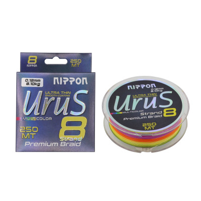 Nippon Urus 8X Braid Multi Color 250 mt. İp Misina