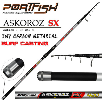 Portfish Askoroz SX 4,20 mt. 250 gr. Surf Kamış