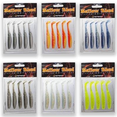 Remixon Hallow Shad 8,5 cm. 5,5 gr.  5 PCS Silikon