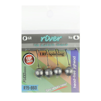 River Mafsallı Hareketli Jig Head 1,5 gr. 4 PCS
