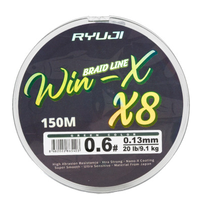 Ryuji Win-X X8 150 mt. Green İp Misina