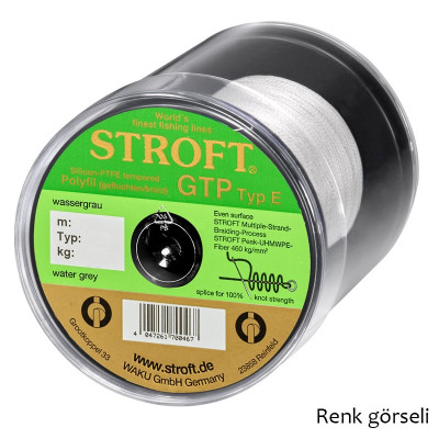 Stroft GTP TYP: E06 (0,06 mm.) 150 mt. İp Misina (Gri)