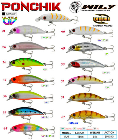 Wily Ponchik 4,8 cm. 3,5 gr.