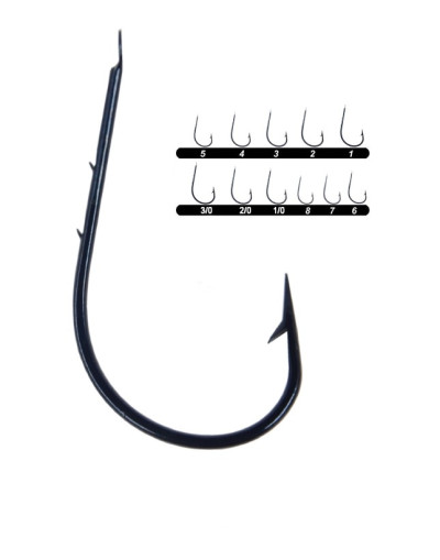 Youvella 1397 Mavi Kısa Pala Tırnaklı Olta İğnesi #2 nu.